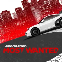 Biały i czarny samochód ścigają się po mieście w grze Need for Speed. Wszystkie części tej serii oferują emocje.