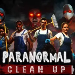 Drużyna sprzątająca stawia czoła przerażającym istotom w grze Paranormal Clean Up. To idealne gry horror multiplayer dla fanów mocnych wrażeń.