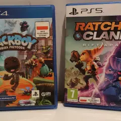 Sackboy: Wielka Przygoda (PS4) i Ratchet & Clank: Rift Apart (PS5). Czy gry z PS4 działają na PS5? Tak, Sackboy ma aktualizację na PS5.