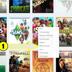 Jak zmienić język w The Sims 4? Kliknij "Właściwości gry" w menu, by dostosować ustawienia.