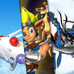 Ratchet, Jak, Sly Cooper i Ape Escape – ikony gier platformowych PS5 w akcji.