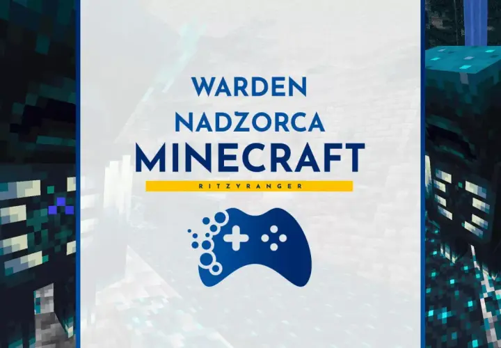 Warden z Minecrafta, potężny przeciwnik. Czy wiesz, ile hp ma Warden? Ten mroczny stwór czeka w głębinach.