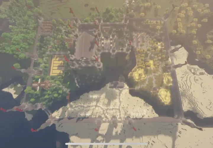 Okno ostrzeżenia w Minecraft z informacją o zmianie lokalizacji pamięci zewnętrznej.