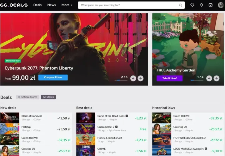 Szukasz fajnych gier na Steam? Sprawdź promocje na Cyberpunk 2077, Green Hell VR i wiele innych tytułów.