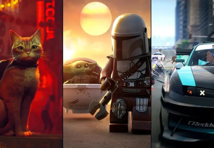 Kociak w cyberpunkowym mieście, Lego Mandalorian z Grogu i wyścigówka – to wszystko w grach przygodowych PS5.