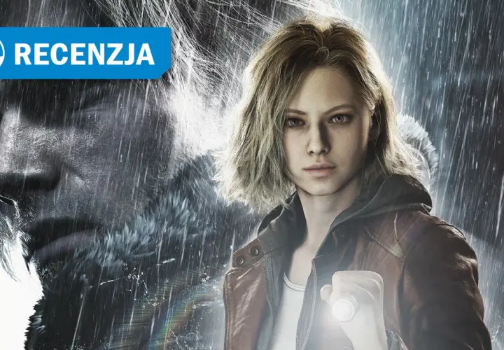 Recenzja Resident Evil Re:Verse na PS5. Młoda kobieta z latarką i mężczyzna w deszczu.