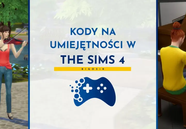 Kody na umiejętności w The Sims 4. Simka gra na skrzypcach, a druga na pianinie.