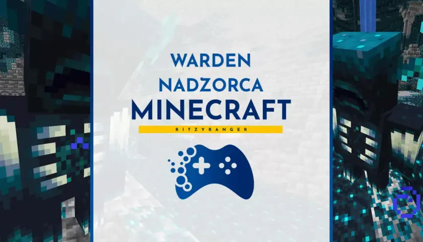 Warden z Minecrafta, potężny przeciwnik. Czy wiesz, ile hp ma Warden? Ten mroczny stwór czeka w głębinach.