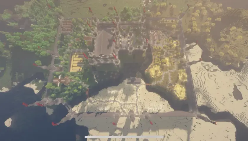 Okno ostrzeżenia w Minecraft z informacją o zmianie lokalizacji pamięci zewnętrznej.