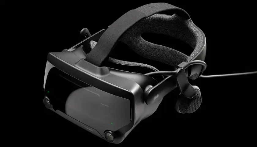 Gogle Valve Index, gotowe do zanurzenia w świat wirtualnej rzeczywistości i ekscytujących gier VR.