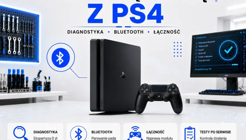 Pad nie łączy się z PS4? Sprawdź diagnostykę, Bluetooth i łączność. Dowiedz się, jak zresetować pada PS4 i naprawić moduł.