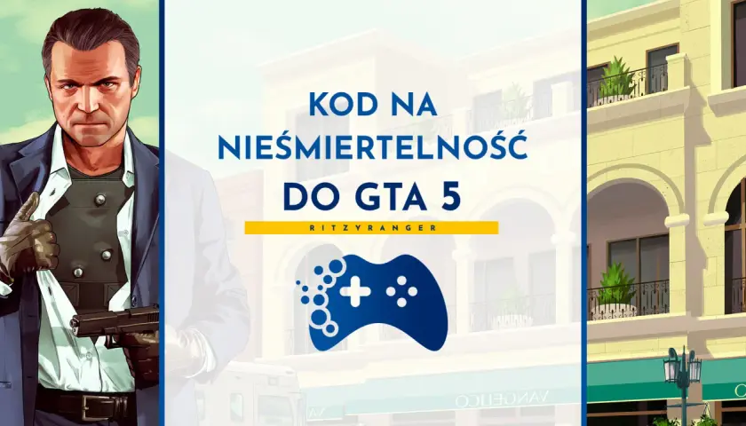 Michael z GTA 5 prezentuje kod na nieśmiertelność do GTA 5 PS4.