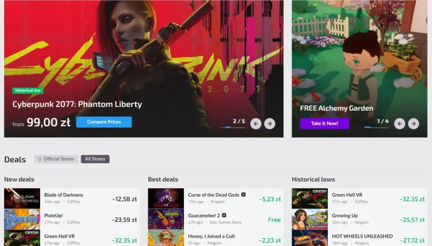 Szukasz fajnych gier na Steam? Sprawdź promocje na Cyberpunk 2077, Green Hell VR i wiele innych tytułów.