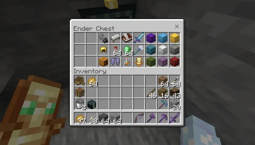 Ender Chest i ekwipunek w grze Minecraft. Zobacz, jak zrobić shulker box, zbierając potrzebne przedmioty, takie jak shulker shells i ceramika.