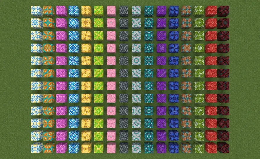 Terakota w Minecraft - jak zrobić zwykłą, barwioną i glazurowaną