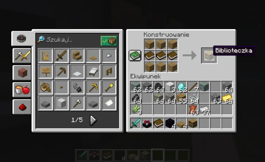 Jak zrobić pulpit w Minecraft i zdobyć bibliotekarza?