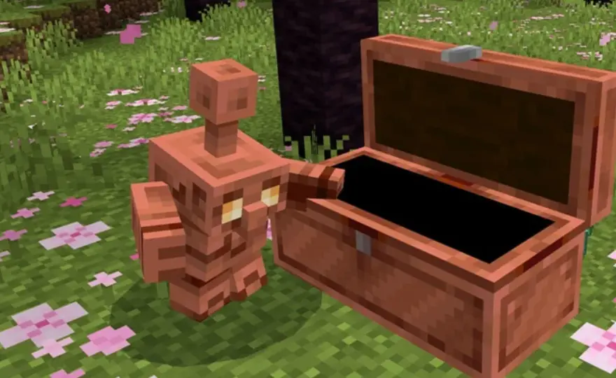 Miedziany golem w Minecraft - jak działa i kiedy się opłaca