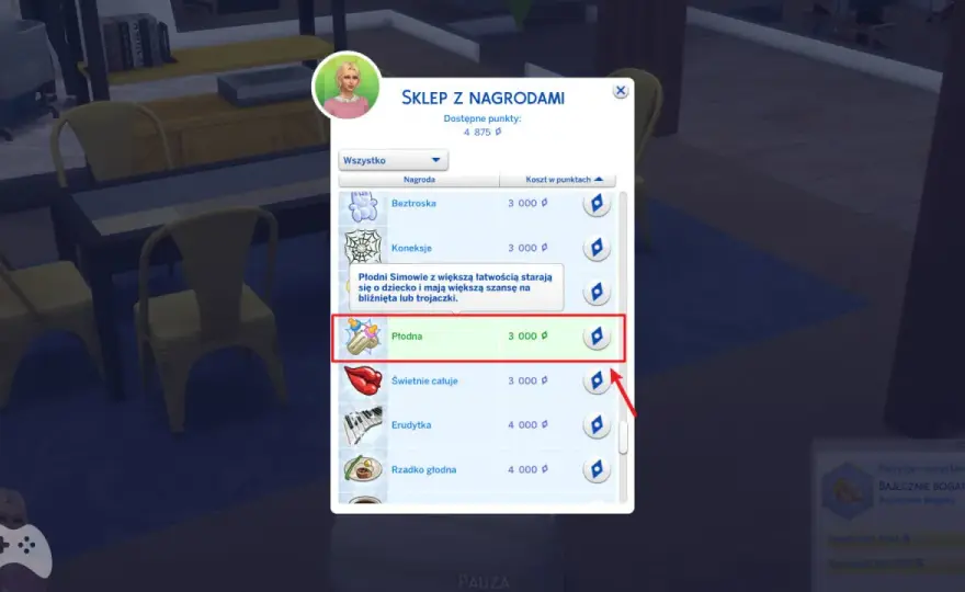 Kody na ciążę w The Sims 4 - trymestry, poród i bliźniaki