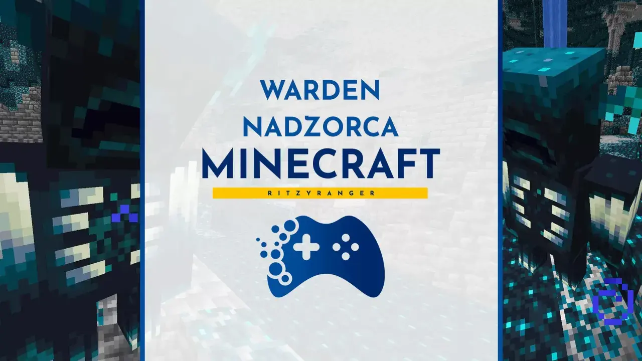 Warden z Minecrafta, potężny przeciwnik. Czy wiesz, ile hp ma Warden? Ten mroczny stwór czeka w głębinach.