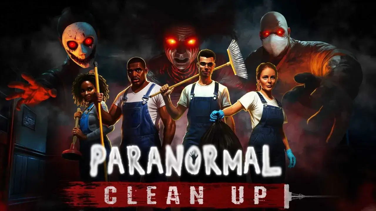 Drużyna sprzątająca stawia czoła przerażającym istotom w grze Paranormal Clean Up. To idealne gry horror multiplayer dla fanów mocnych wrażeń.