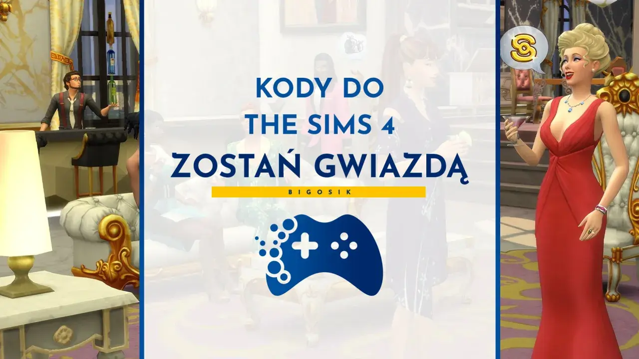 Kody do The Sims 4 Zostań Gwiazdą pomogą Ci osiągnąć sławę. Zobacz, jak Simka w czerwonej sukni świętuje sukces.
