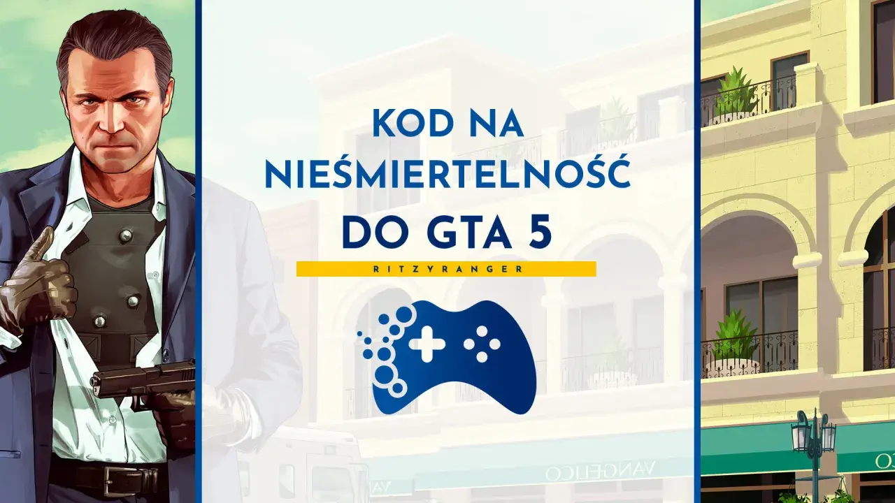 Michael z GTA 5 prezentuje kod na nieśmiertelność do GTA 5 PS4.